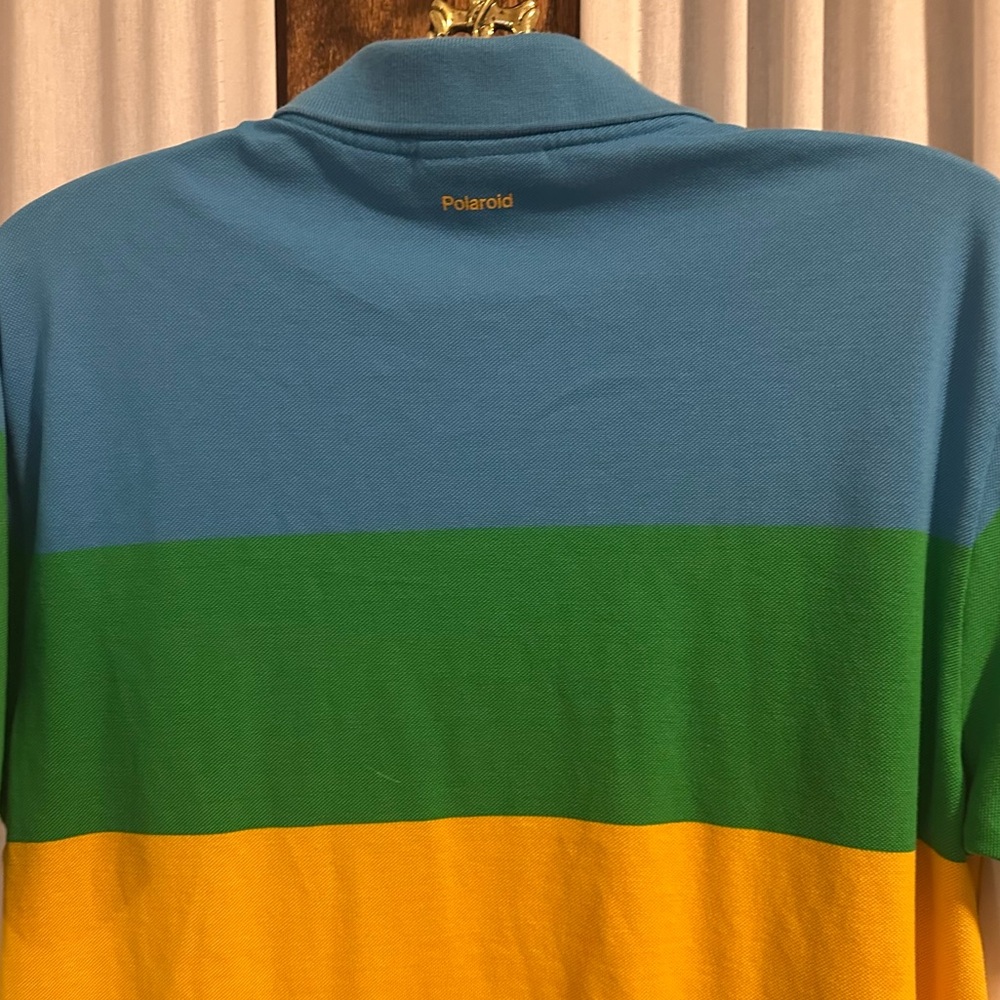 Lacoste x Polaroid Colour Striped Classic Fit Polo Shirt - Picture 7 of 13